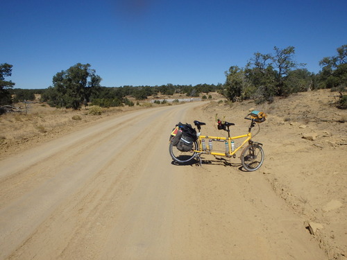 GDMBR: The sand on the side of the road is too soft to support the Bee.